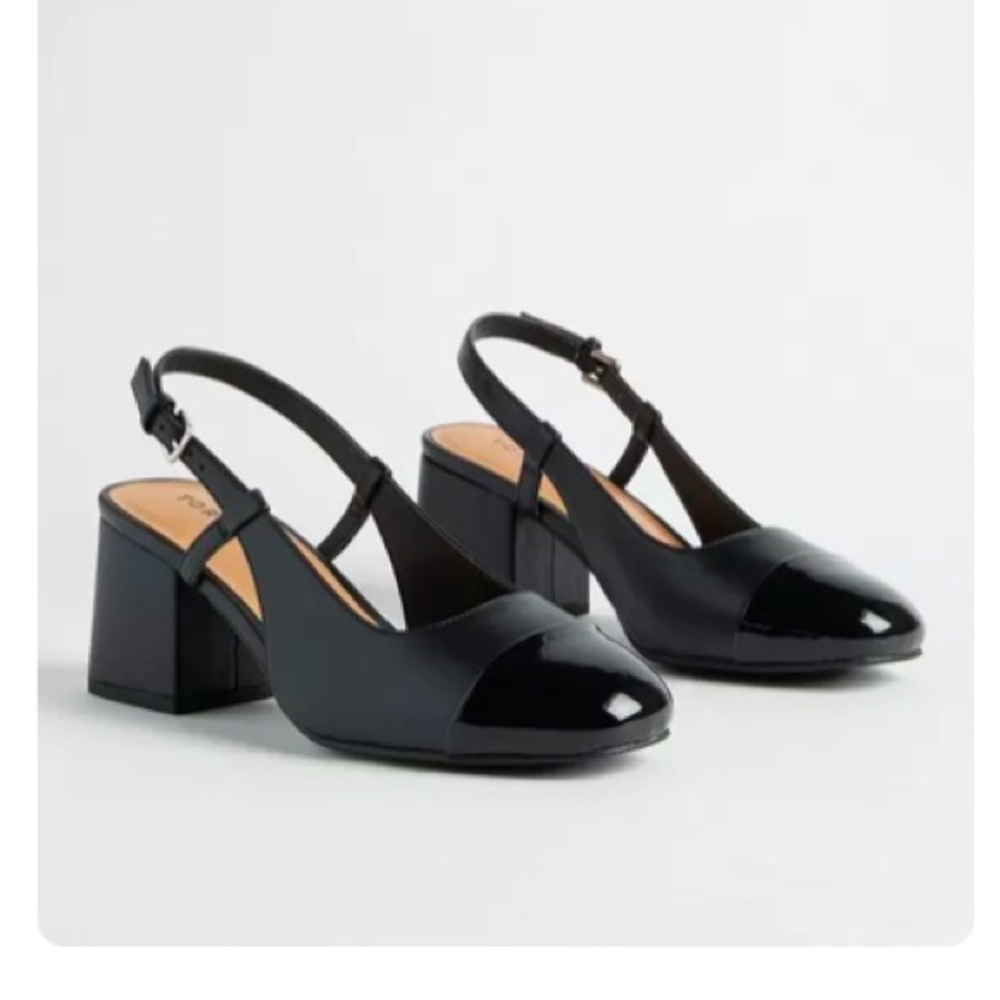 NWT TORRID Slingback Block Heel 10WW